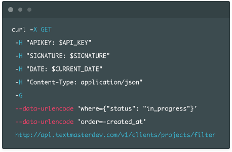 fonctionnalites API TextMaster